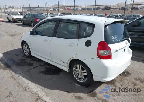 2007 Honda Fit Sport из США, поврежденный, VIN JHMGD38657S030086